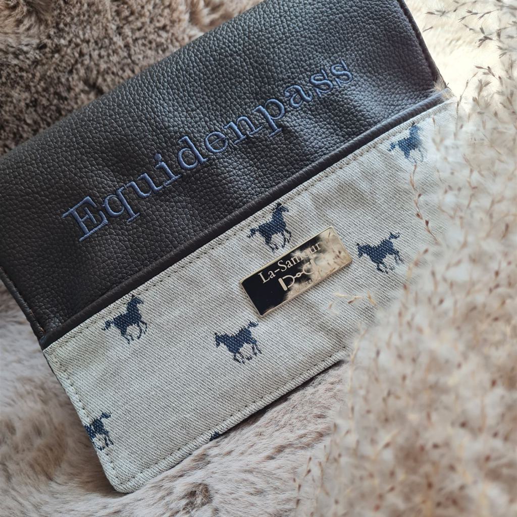 Equidenpasshülle Büffel-Optik Dunkelbraun