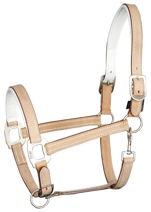 Lederhalfter Cremello