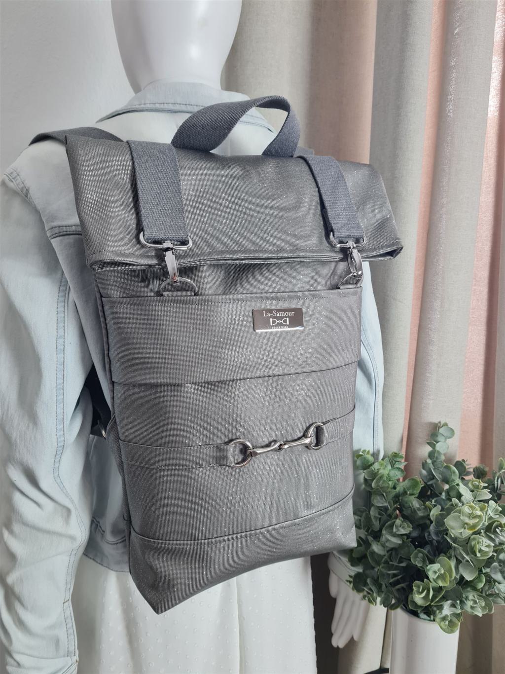 Rucksack Equestrian Glamour Grau