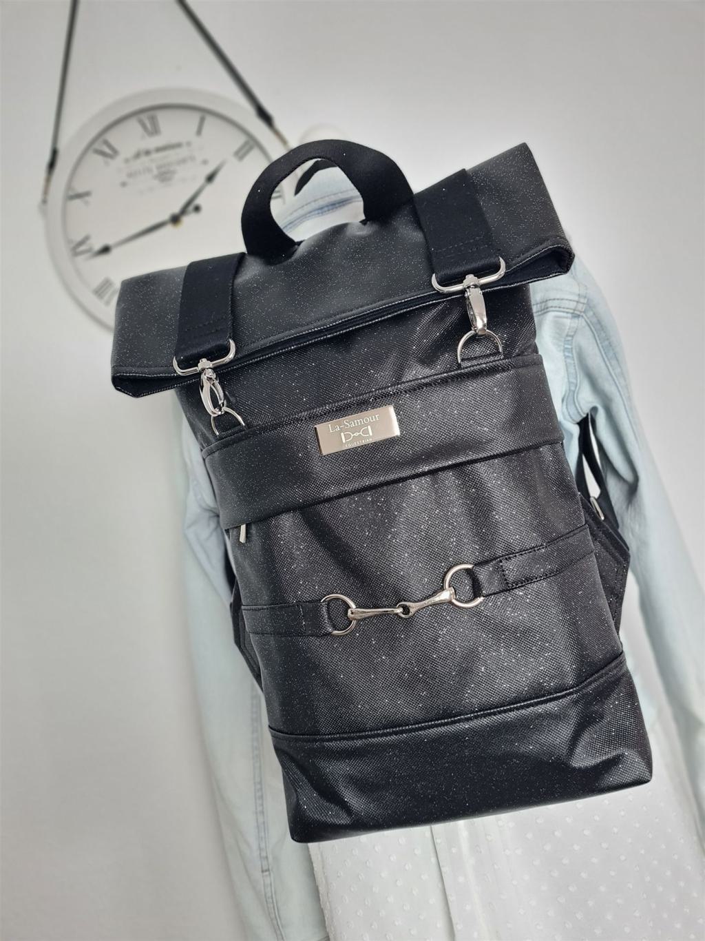 Rucksack Equestrian Glamour Schwarz